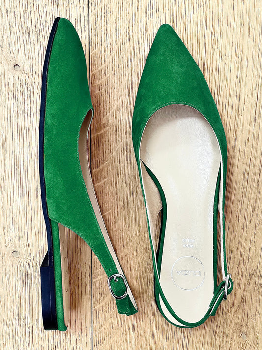 DELIA GREEN SUEDE