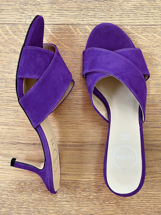 PURPLE SUEDE ZURI