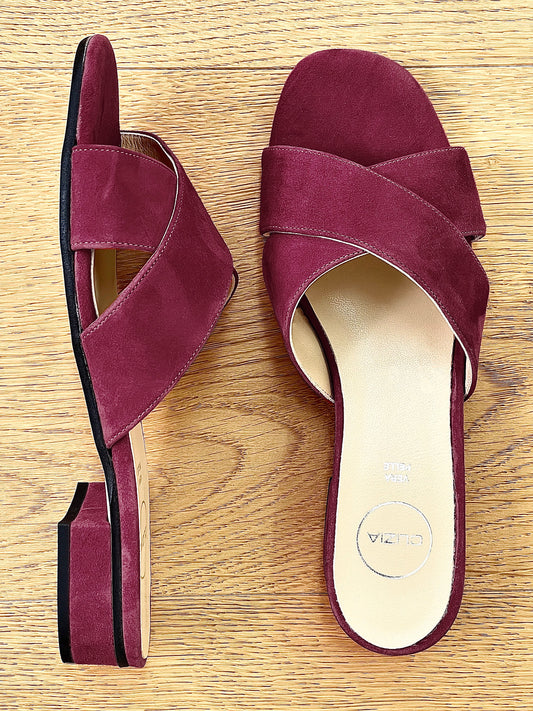 URIEL BURGUNDY SUEDE