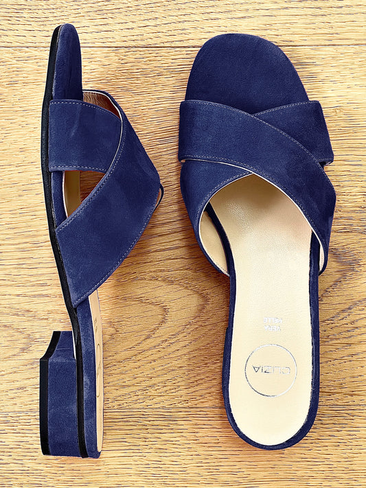 URIEL BLUE SUEDE