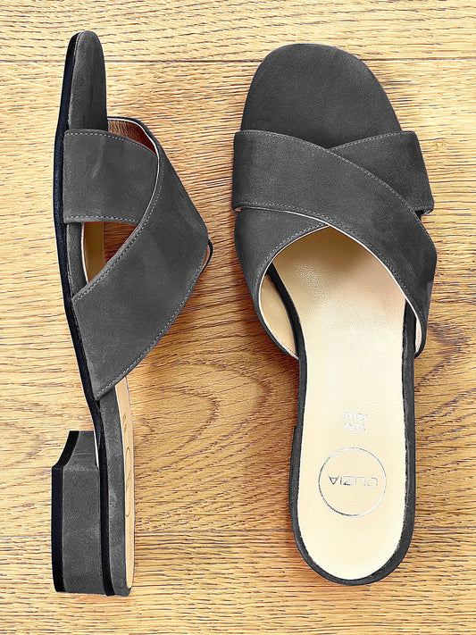 URIEL GRAY SUEDE