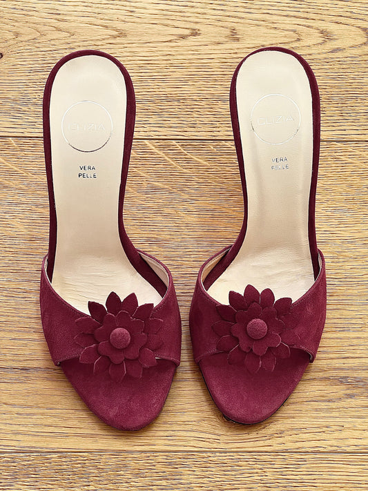 VERY BURGUNDY SUEDE
