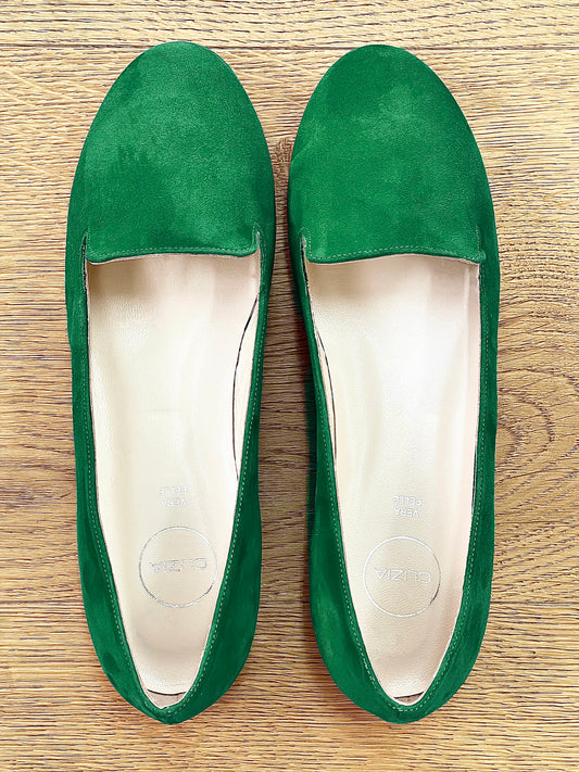 GREEN SUEDE DOLORES