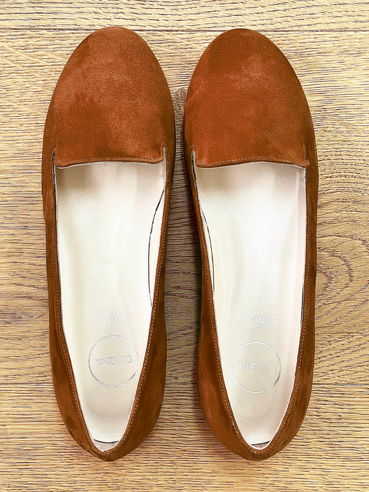COGNAC SUEDE DOLORES