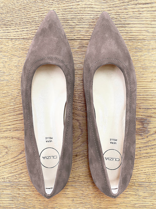 UMA DOVE GREY SUEDE