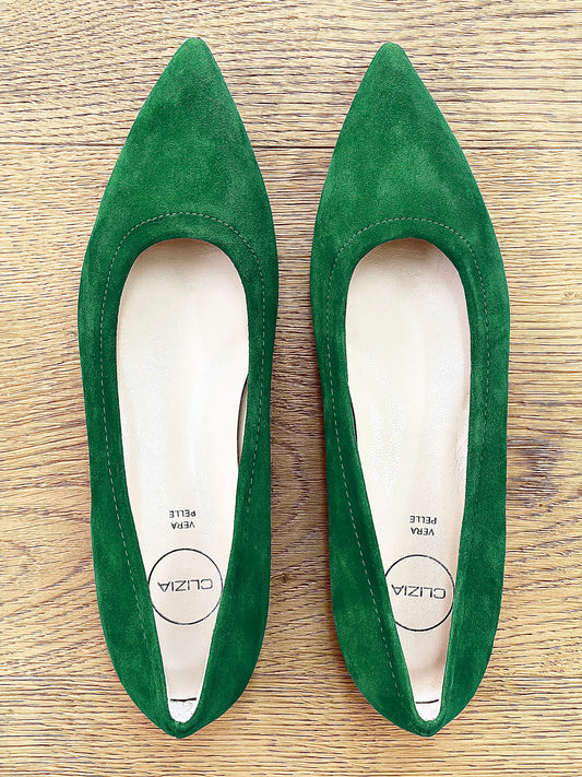 UMA GREEN SUEDE