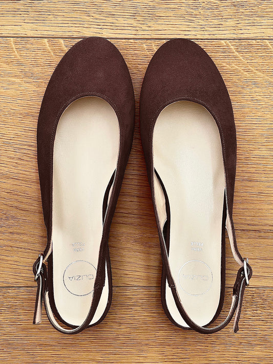 MAGGIE BROWN SUEDE