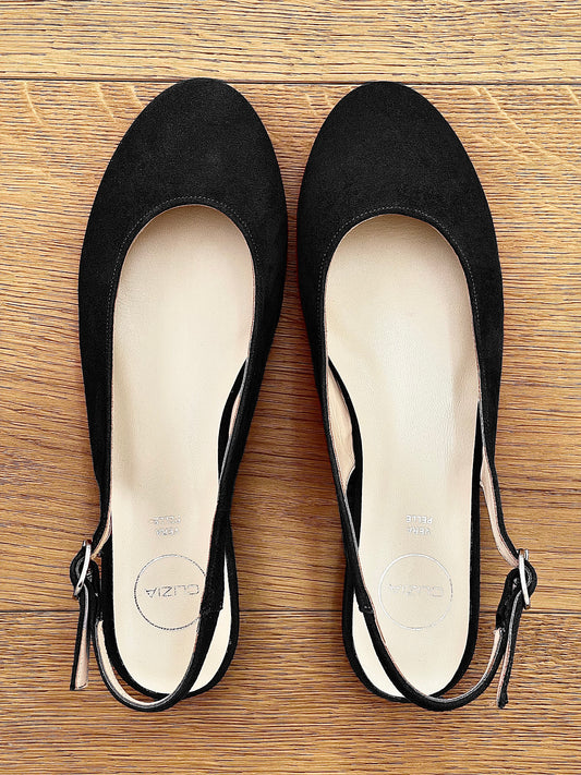 MAGGIE BLACK SUEDE