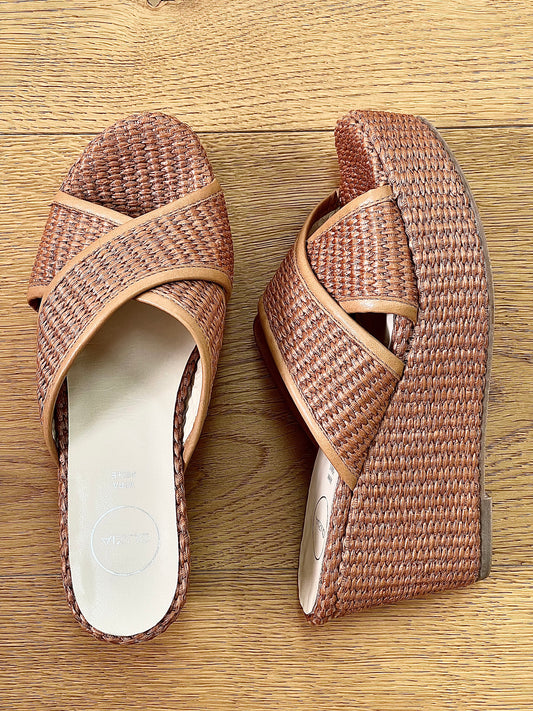 RUDY RAFFIA LEATHER