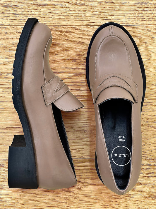 NELLY TAUPE LEATHER