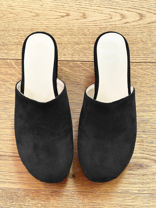 RAISSA BLACK SUEDE