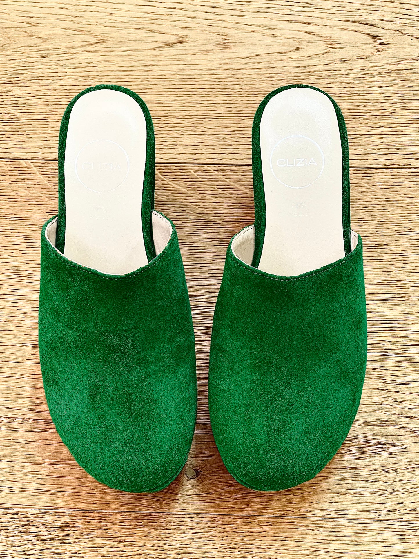 RAISSA GREEN SUEDE