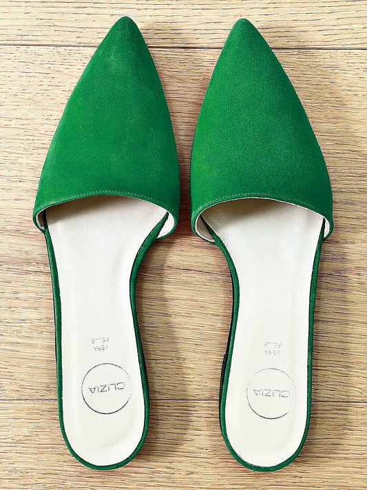 AINETT GREEN SUEDE