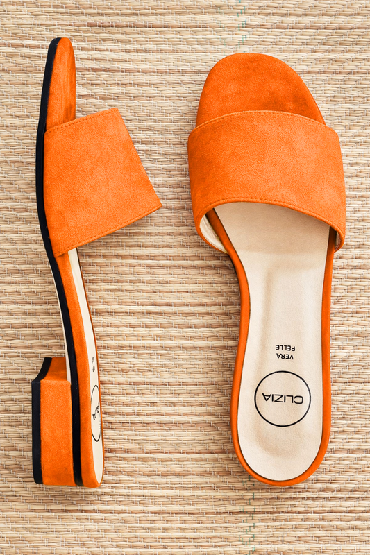 MANHATTAN ORANGE SUEDE