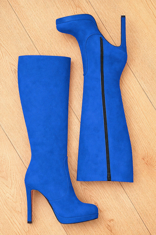 PRAGUE BLUE SUEDE