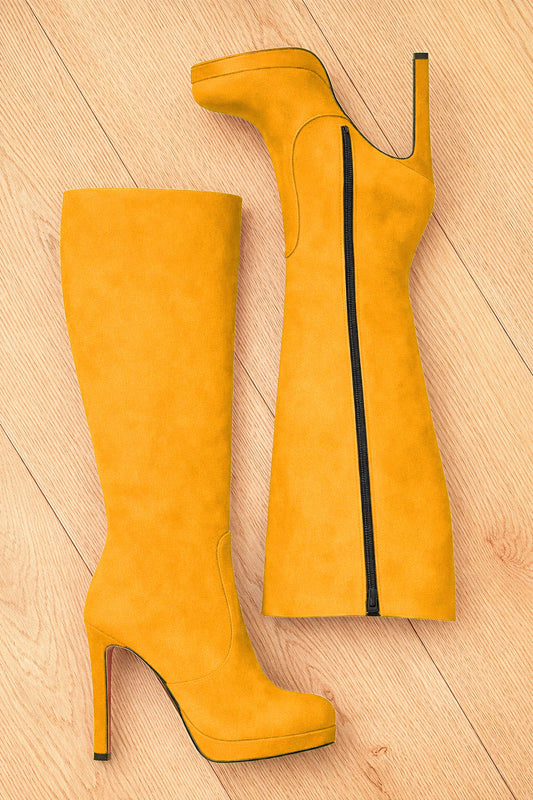 PRAGUE SUEDE OCHRE