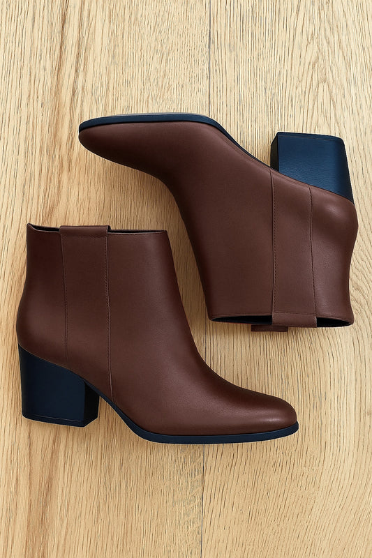 BROWN LEATHER TESSA