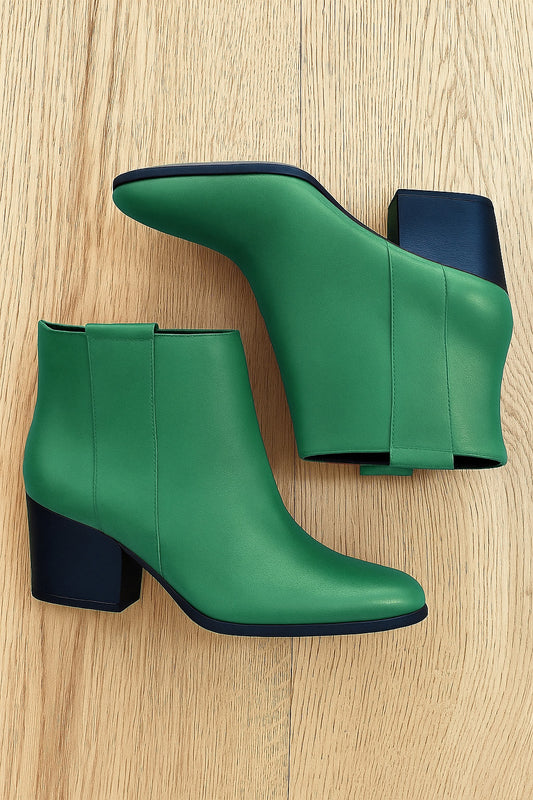 GREEN LEATHER TESSA