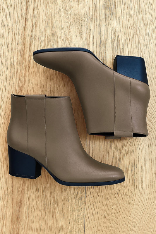TAUPE LEATHER TESSA