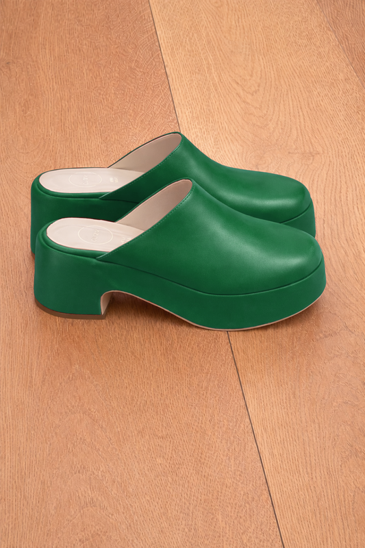 GREEN LEATHER BAG