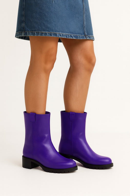 PURPLE LEATHER ATLAS