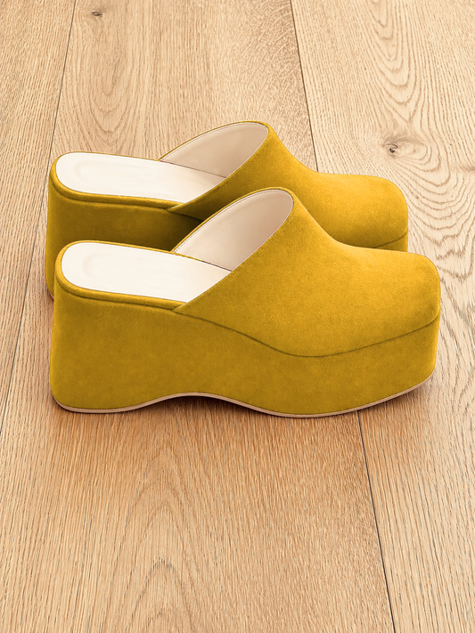 ZAC OCHRE SUEDE