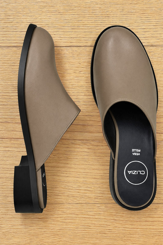 BRANDON TAUPE LEATHER