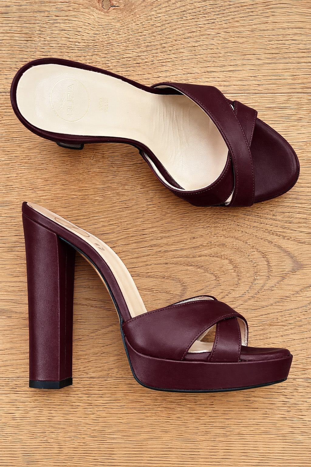 GAEL BORDEAUX LEATHER