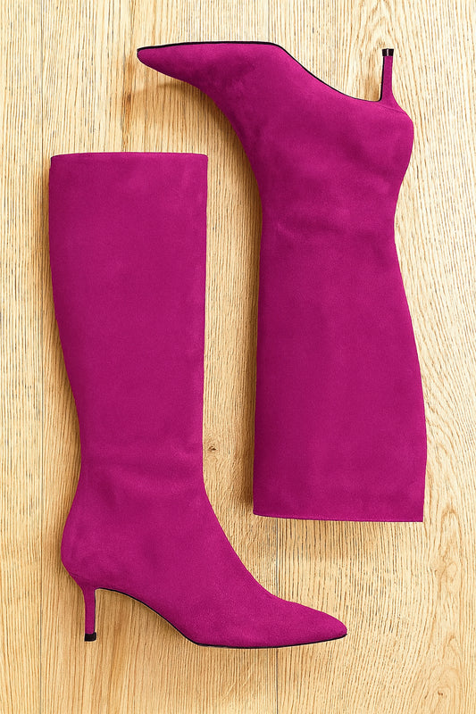 MELISSA FUCHSIA SUEDE