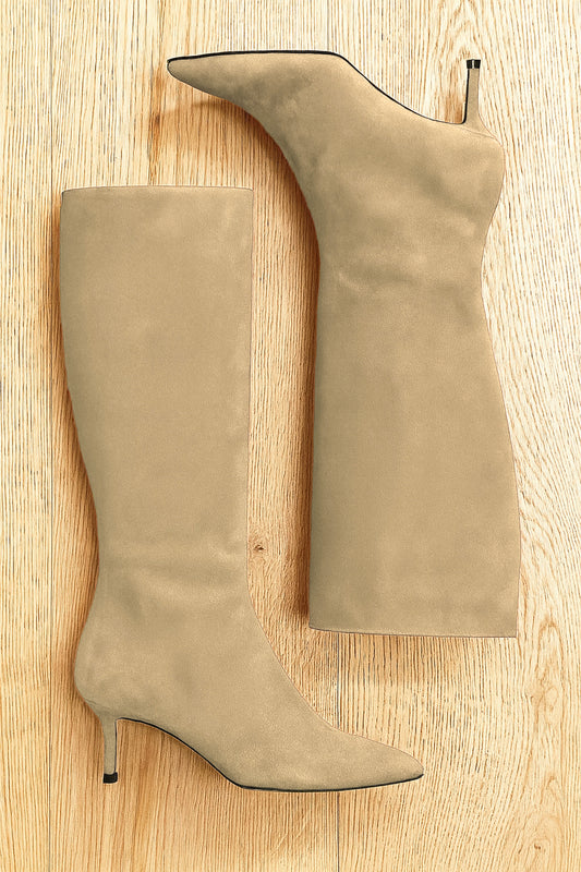 MELISSA BEIGE SUEDE