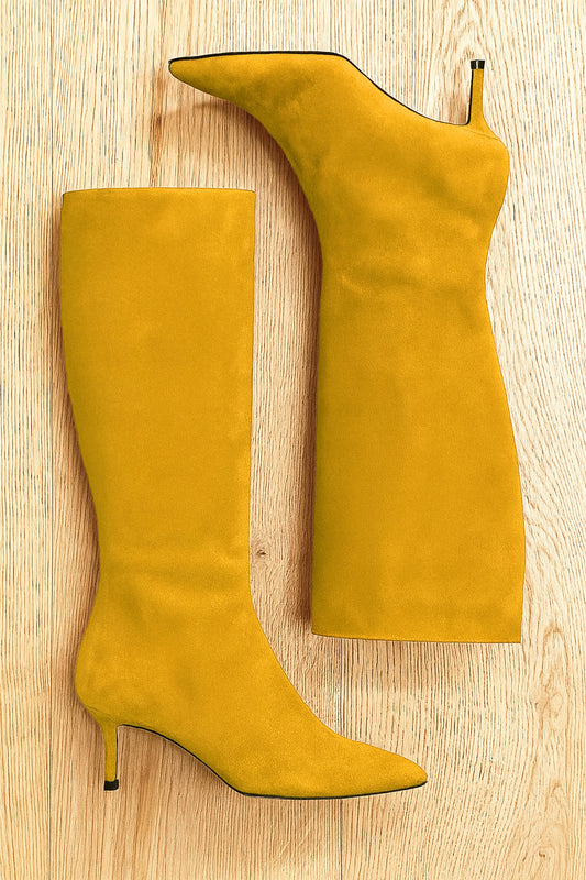 MELISSA OCHRE SUEDE