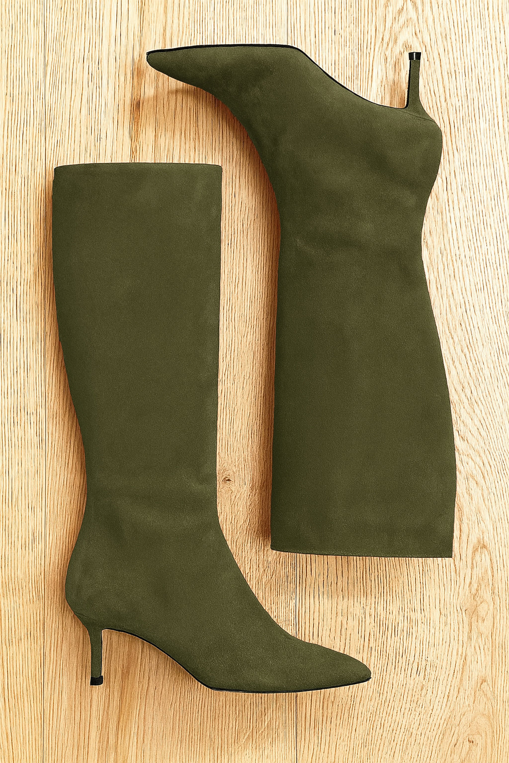 MELISSA KHAKI SUEDE