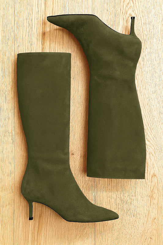 MELISSA KHAKI SUEDE