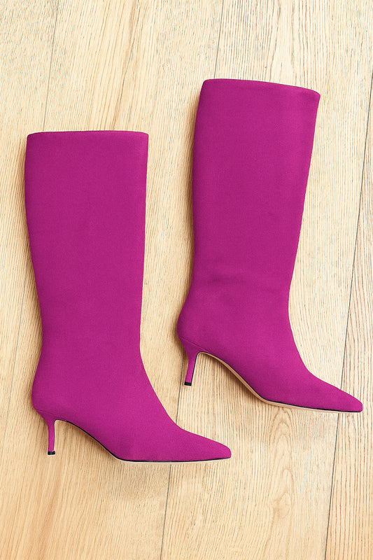 MELISSA FUCHSIA SUEDE