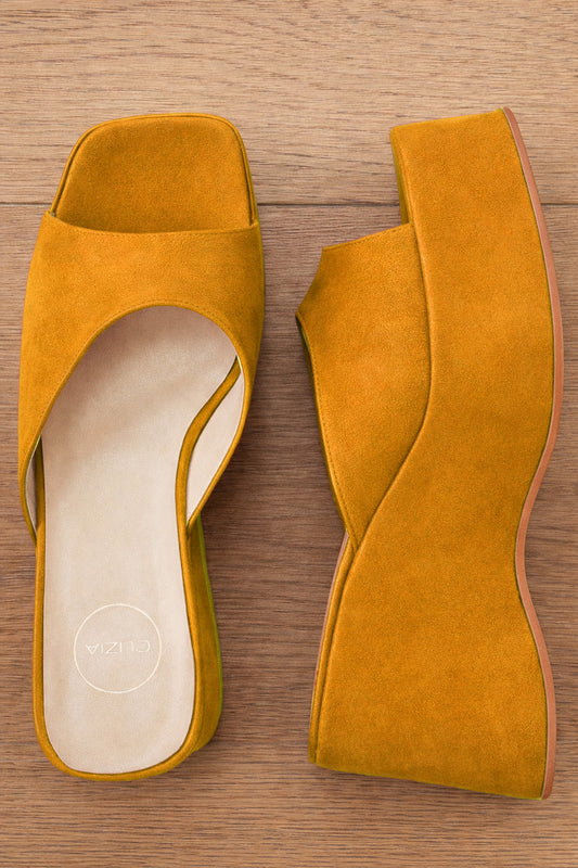 YUNA OCHRE SUEDE