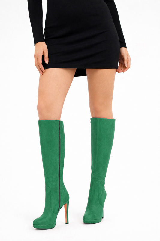 PRAGUE GREEN SUEDE