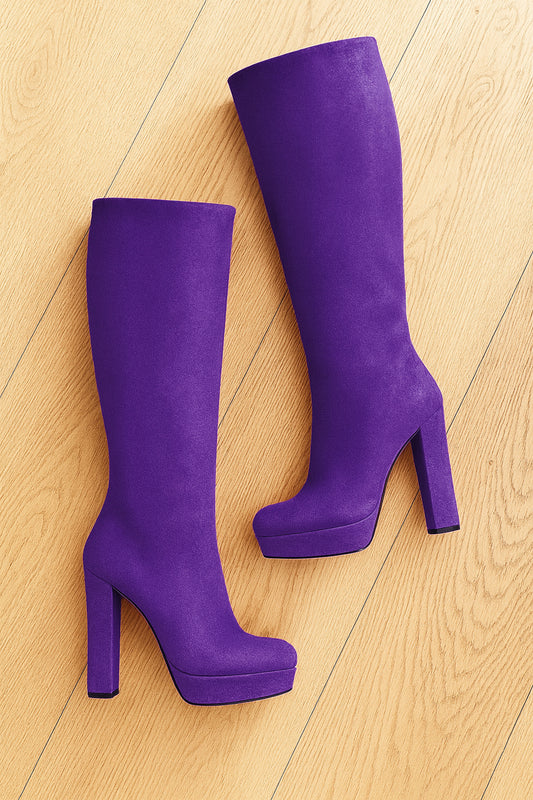 SAVANNAH PURPLE SUEDE