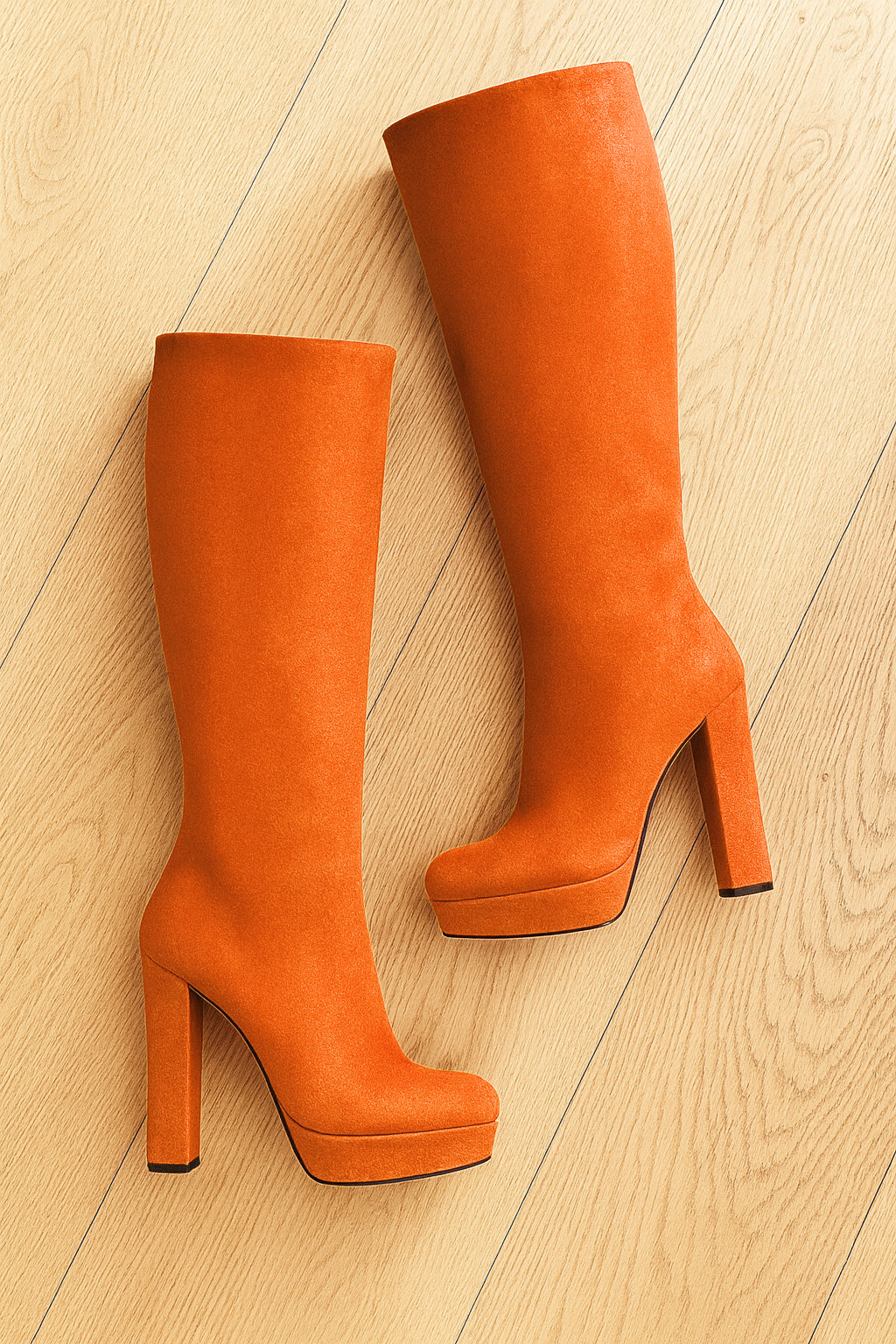 SAVANNAH ORANGE SUEDE