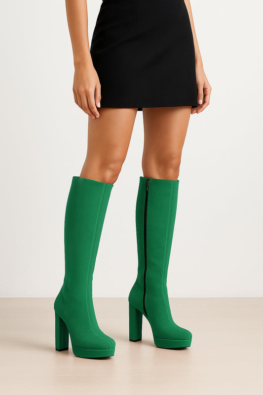 SAVANNAH GREEN SUEDE