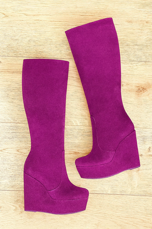 SAM SUEDE FUCHSIA