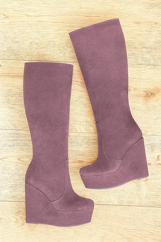 SAM SUEDE LILAC