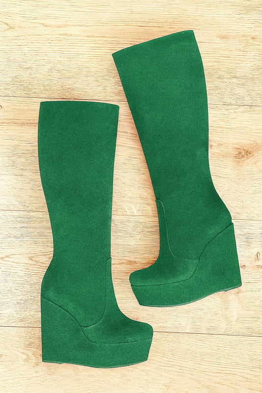 GREEN SUEDE SAM