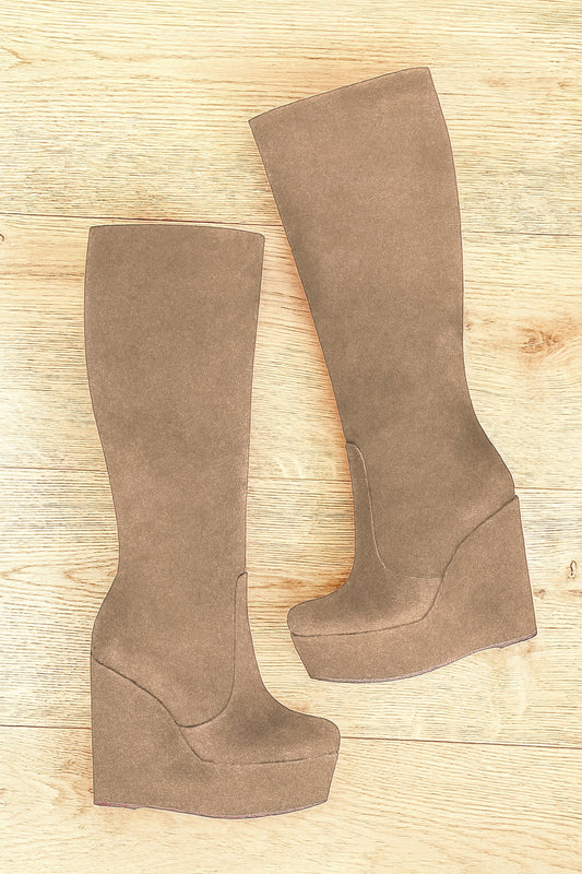 BEIGE SUEDE SAM