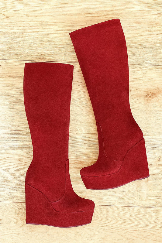 SAM SUEDE RED