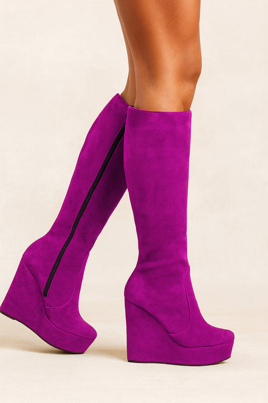 SAM SUEDE FUCHSIA
