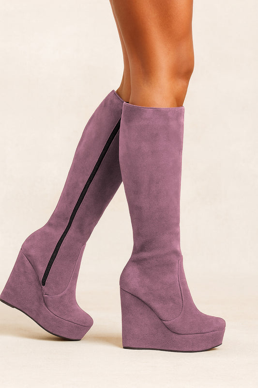 SAM SUEDE LILAC
