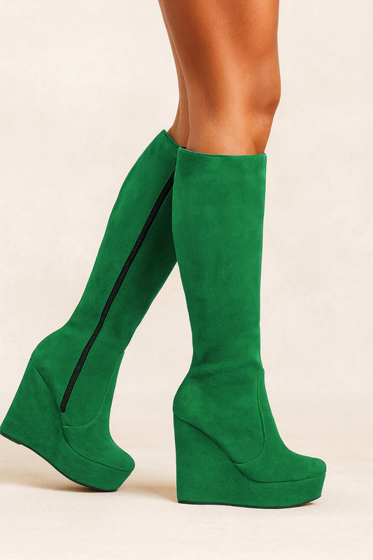 GREEN SUEDE SAM