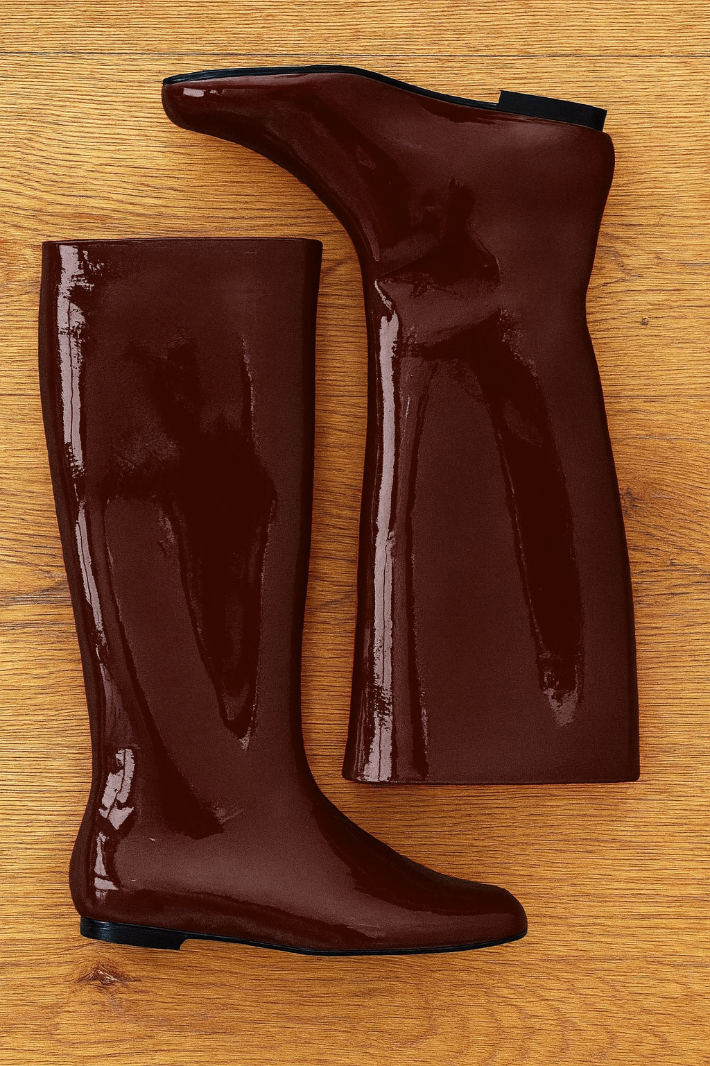 CINDY BROWN PATENT LEATHER