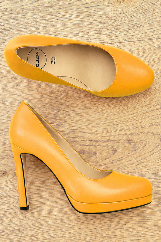 ANNA OCHRE LEATHER