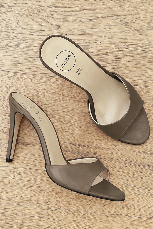 INES TAUPE LEATHER